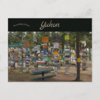 Sign Post Forest Watson Lake Yukon Kanada