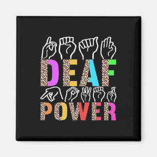 Signage Language Deaf Awareness 3 Magnet