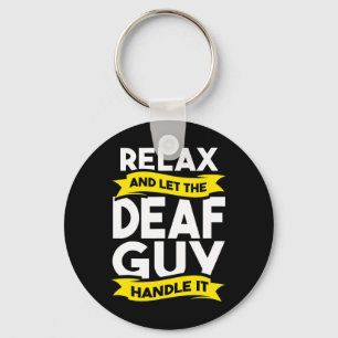 Signage Language Deaf Awareness Anhörung Verlust u Schlüsselanhänger