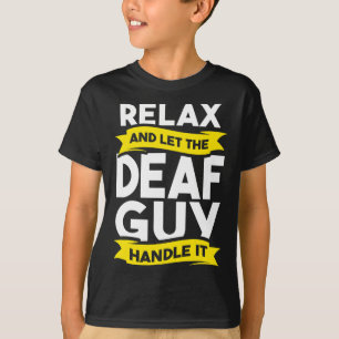 Signage Language Deaf Awareness Anhörung Verlust u T-Shirt
