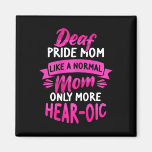 Signage Language Deaf Awareness ASL und Deaf Pride Magnet