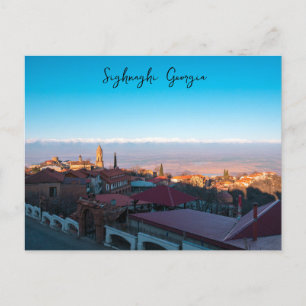 Signagi Sighnaghi Georgia, Stadt der Liebe Postkarte