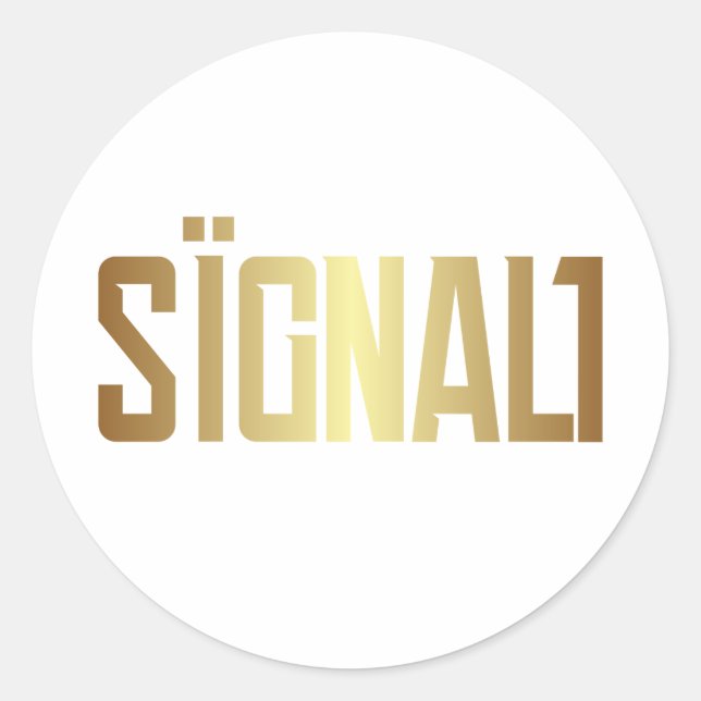 Signal1 Sticker (Vorderseite)