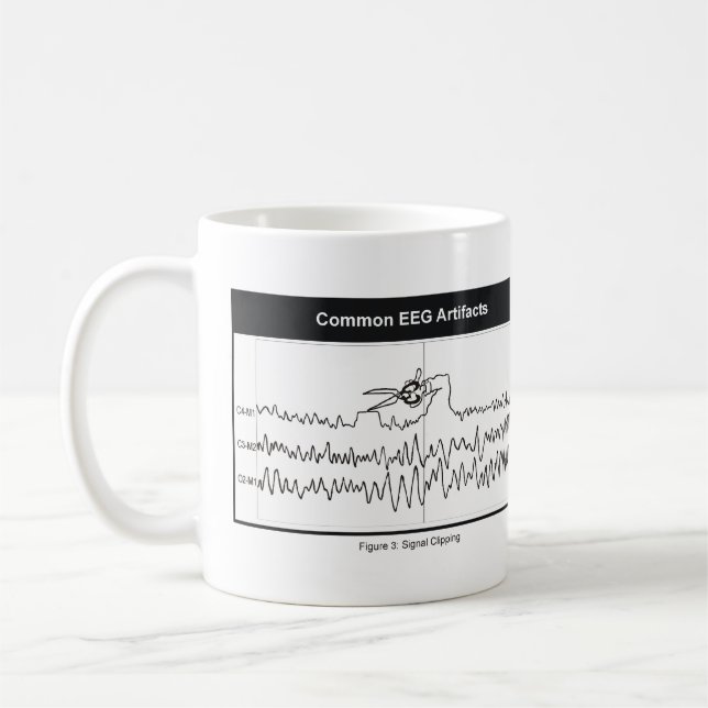 Signal-Ausschnitts-Kaffee-Tasse Tasse (Links)