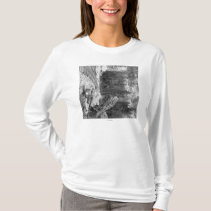 Signal-Felsen nahe Bahnstrecke-Fotografie T-Shirt