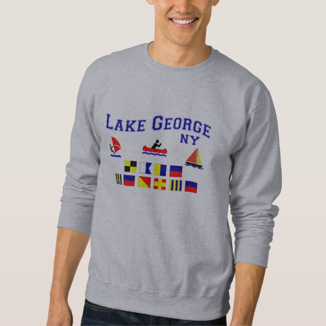Signal-Flaggen See-Georges NY Sweatshirt (Vorderseite)