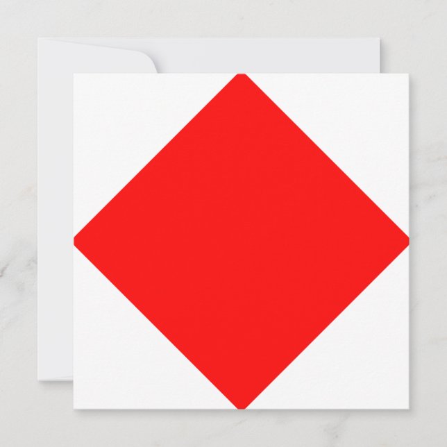 Signal-Foxtrot-Buchstabe F für die automatische Ma (Vorderseite)