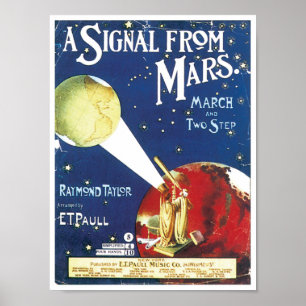 Signal von den Mars Poster