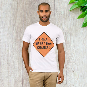 Signalbetrieb Geändert Herren T-Shirt
