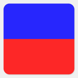 Signalbuchstabe E (Echo) Quadratischer Aufkleber