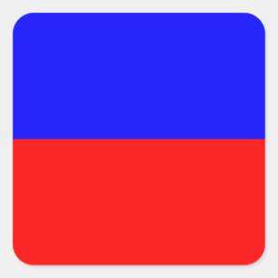 Signalbuchstabe E (Echo) Quadratischer Aufkleber