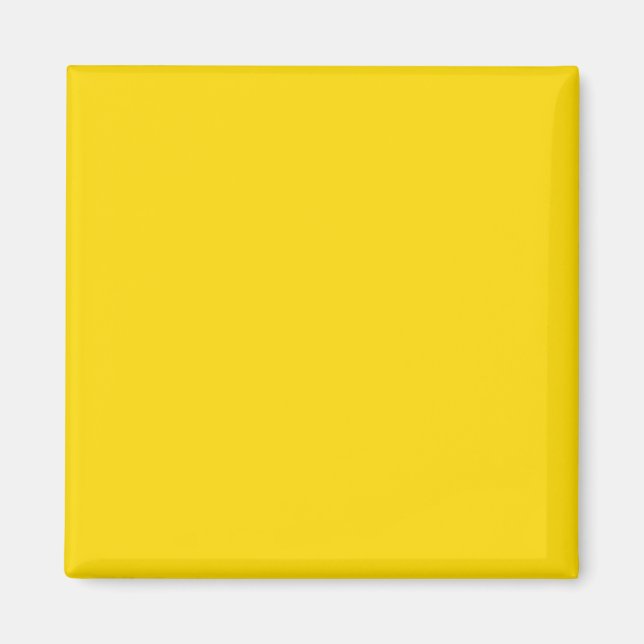 Signalflagge Buchstabe Q (Quebec) Magnet (Vorne)
