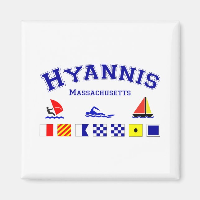 Signalflagge Hyannis Magnet (Vorne)