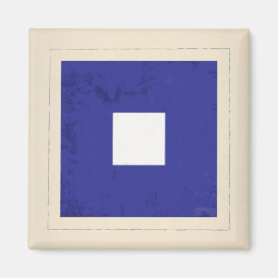 Signalflagge "P" für den Buchstaben Magnet