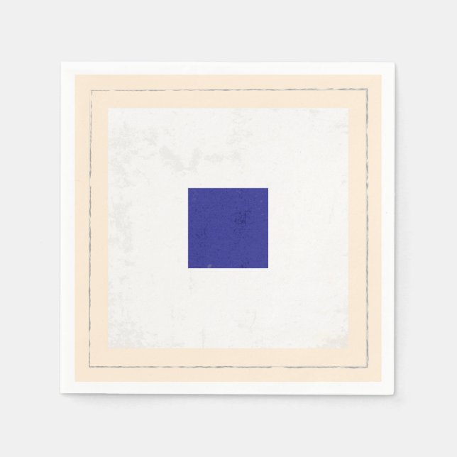 Signalflagge "S" für den optischen Buchstaben Serviette (Vorderseite)