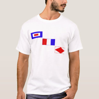 Signalflaggen wtf T-Shirt