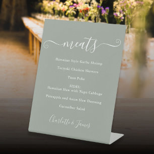 Signalisierungsskript für das Menü "Sage Green Foo Sockelschild