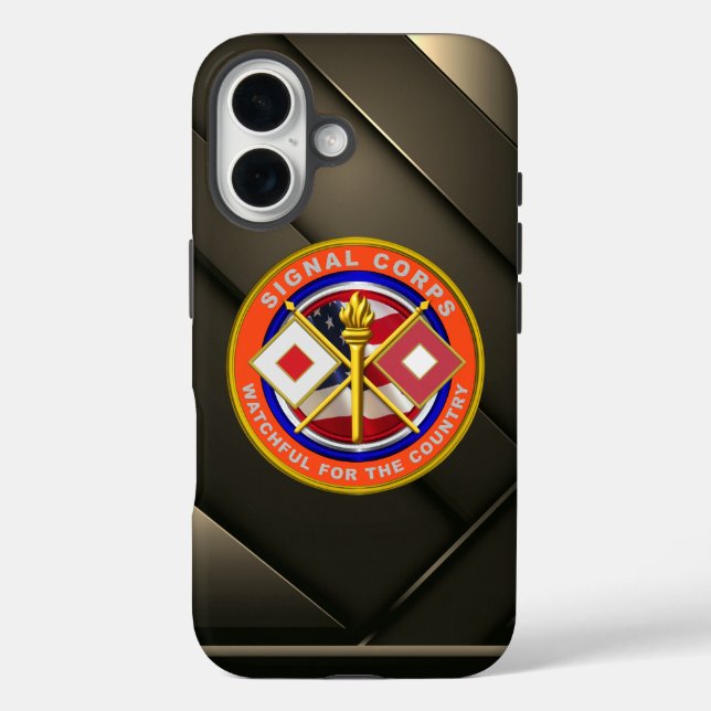 Signalkorps Case-Mate iPhone Hülle (Rückseite)