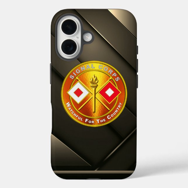 Signalkorps Case-Mate iPhone Hülle (Rückseite)