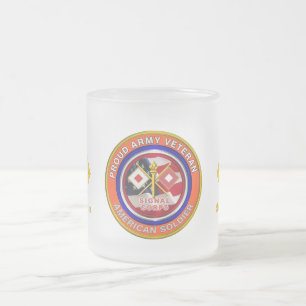 Signalkorps der Proud-Armee Veteran Mattglastasse