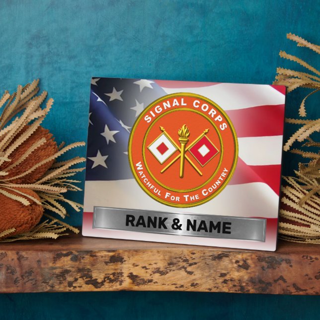 Signalkorps Fotoplatte (Seite)