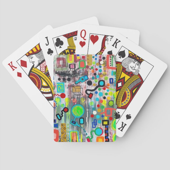 Signatur der Zeitkarten Spielkarten (Rückseite)