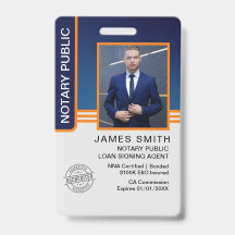 Signatur des öffentlichen Notars Agent-ID