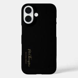 Signatur für Business Script iPhone 16 Hülle