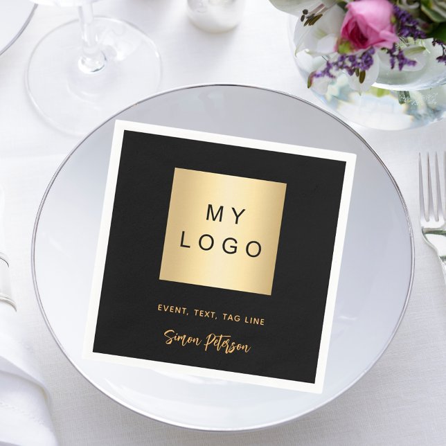 Signatur für das Firmenlogo für das Black Café Bar Serviette (Von Creator hochgeladen)