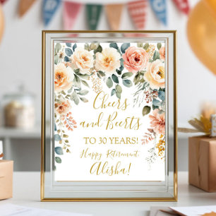 Signatur für das Ruhestand-Party für Chefs und Bee Fotodruck