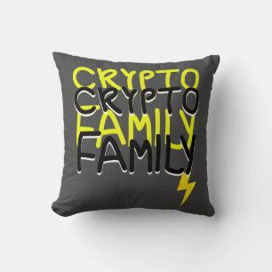 Signatur für Funky Crypto Family Energy Power Kissen