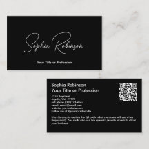 Signatur Schwarz QR