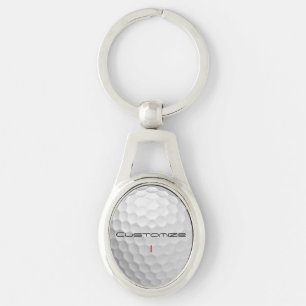 Signatur-Serie 1 personalisierte Golfball-Geschenk Schlüsselanhänger