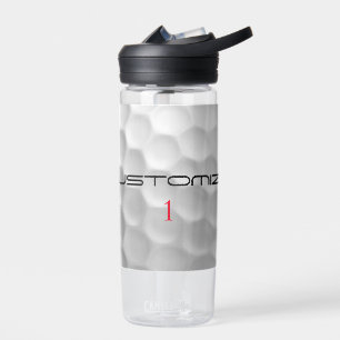 Signatur-Serie 1 personalisierte Golfball-Geschenk Trinkflasche
