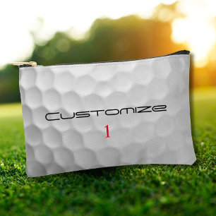 Signatur-Serie 1 personalisierte Golfball-Geschenk Zubehörtasche