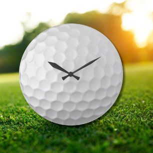 Signatur-Serie Golfball-Geschenke Große Wanduhr