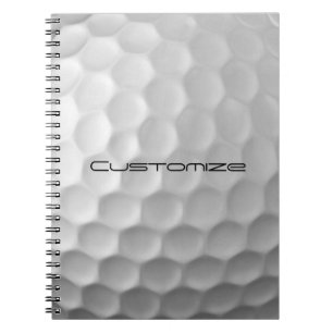 Signatur-Serie Personalisierte Golfball-Geschenke Notizblock
