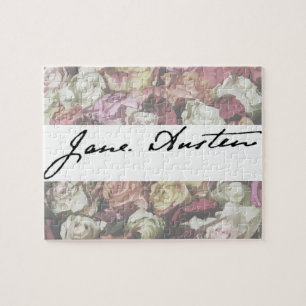 Signatur von Jane Austen Puzzle