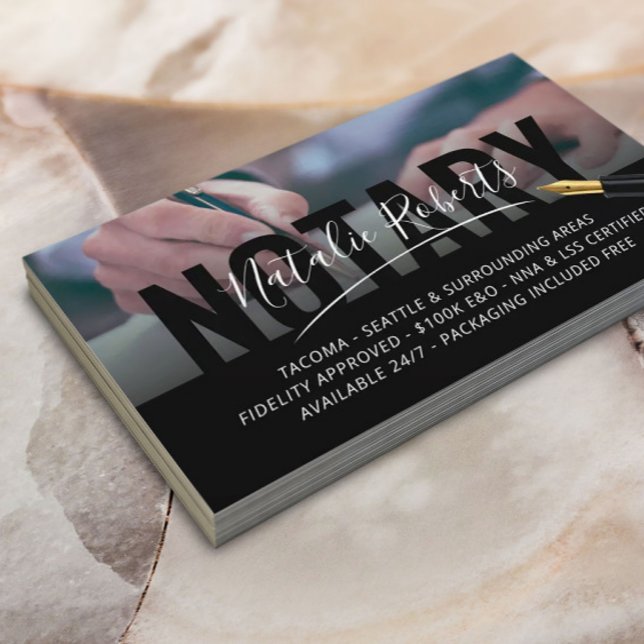 Signature-Agent für den mobilen Notdienst Visitenkarte (Von Creator hochgeladen)