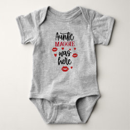 Signature Auntie Liebe und Kisses Baby Bodysuit Baby Strampler