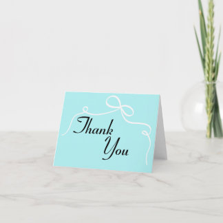 Signature Blue Braut Dankeskarte