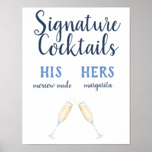 Signature-Cocktails Poster