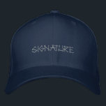 Signature Custom Printed Wool-Hat Classic Navy  Bestickte Baseballkappe<br><div class="desc">The ‘Signature’ Printed Navy Flexfit Wool Cap adds a distinctive personal mark that feels stylish and intentional. Its structured wool blend keeps the cap looking sharp while giving you a comfortable, secure fit. This hat is perfect for anyone who wants a refined accessory that speaks for them without saying a...</div>