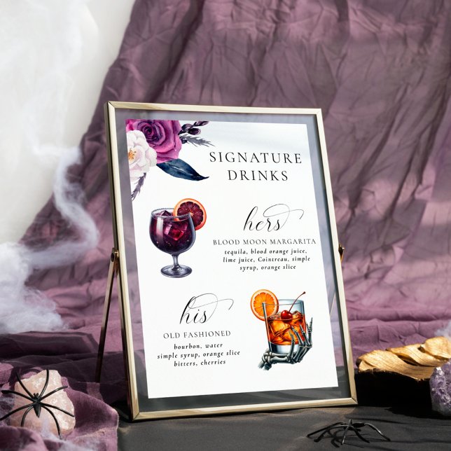 Signature Drinks Lila & schwarz 'bis Tod Poster (Von Creator hochgeladen)