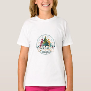 Signature Family Weihnachtsfreude: Elegantes Weihn T-Shirt