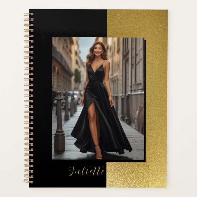 Signature Gold Custom Foto Talent Planner Planer (Vorderseite)