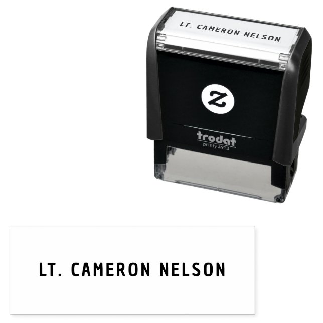 Signature Name Schriftart Geschäftsunterschrift Br Permastempel (Beispiel)