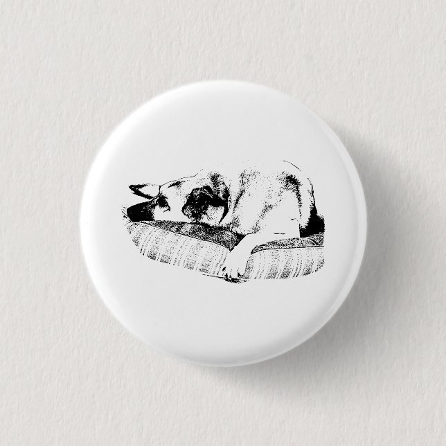 Signature Nap, Black Line Abzeichen Button (Vorderseite)