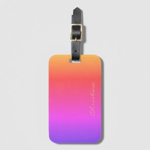 Signature Rainbow Sunset Ombré Gepäckanhänger