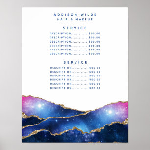 Signature Script Agate Galaxy Service Preis Poster